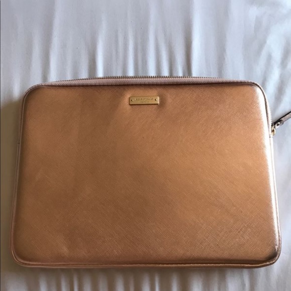 kate spade Accessories - Rose Gold Kate Spade Laptop Case
